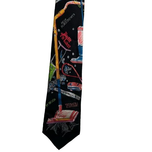 MCM Mid century modern style Electrolux Lux vacuum Silk Tie Necktie! - Picture 12 of 12